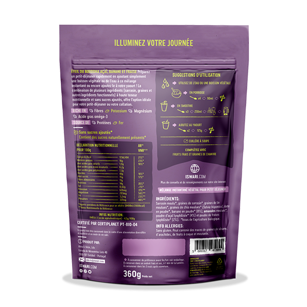 Éveil du bouddha açaï banane fraise bio - 2