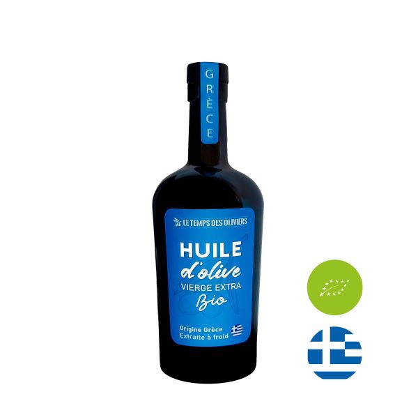 Huile d'olive vierge extra fruitée vert bio - 1