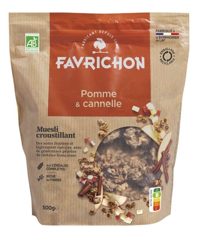 Muesli croustillant pomme & cannelle - 1