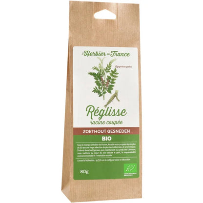 L'herbier -- EOL Réglisse de calabre aop racine coupée bio (origine Italie) - 80 g