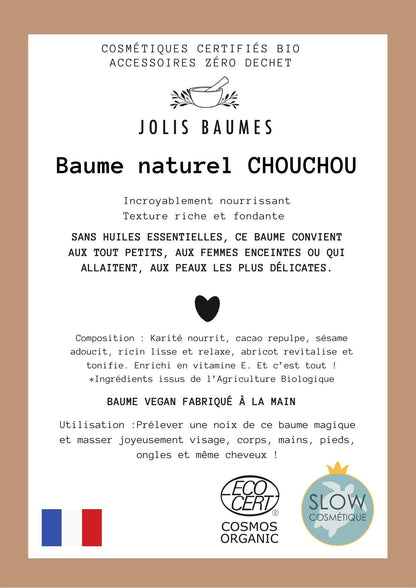 Jolis Baumes -- Baume chouchou bio - 120 ml