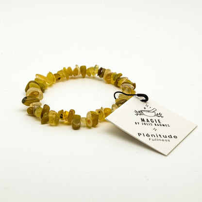 Jolis Baumes -- Bracelet plénitude opale jaune