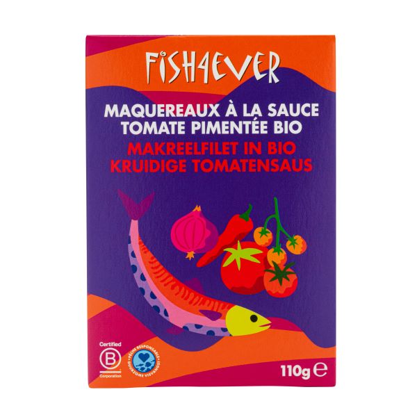 Filets de maquereaux à la sauce tomate pimentée bio - 1
