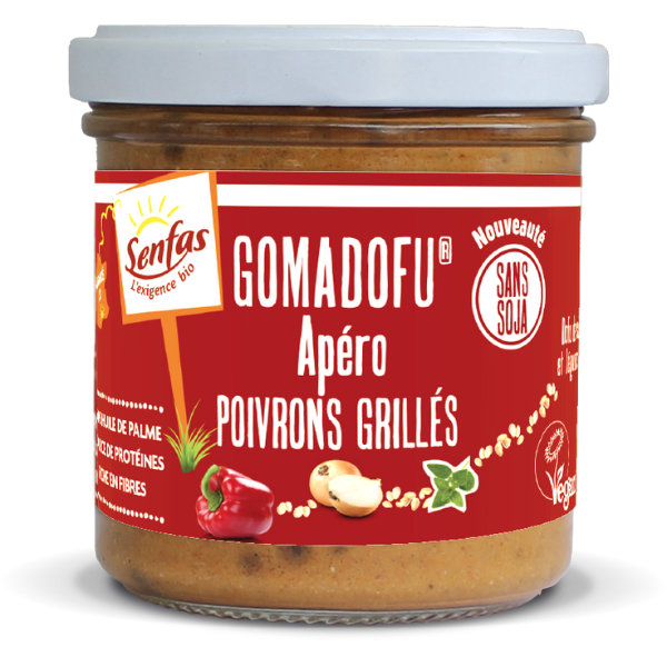 Gomadofu apéro aux poivrons grillés bio - 1