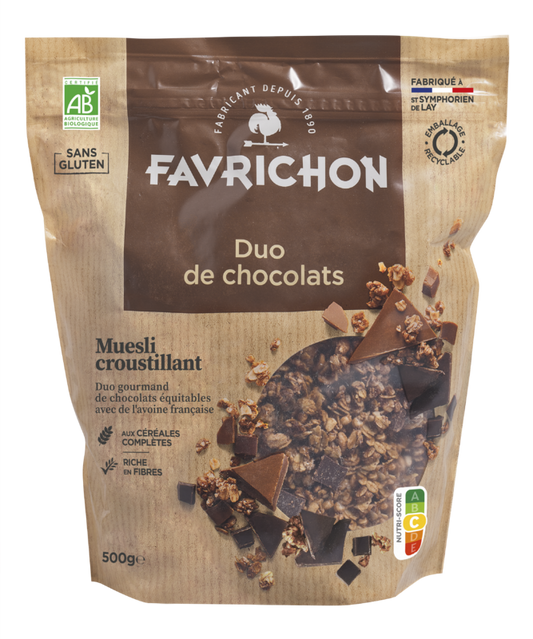 Muesli croustillant duo de chocolats - 1