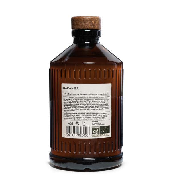 Bacanha -- Sirop amande brut bio - 400 ml